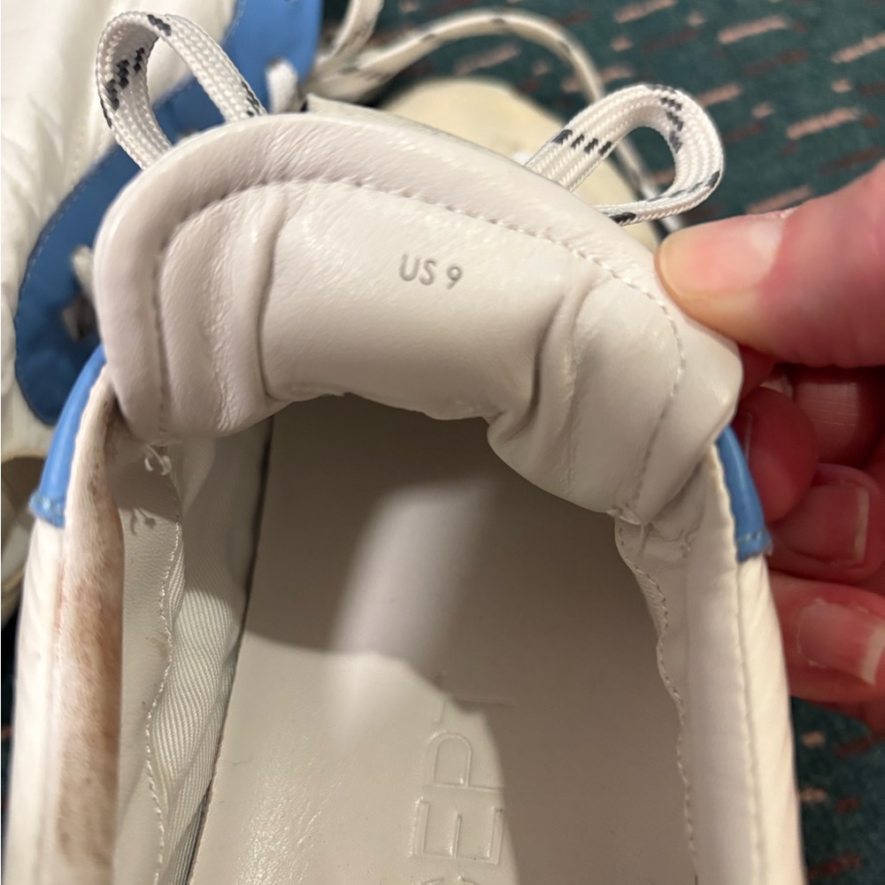 Concept Women's Athletic Shoes - White, Blue, and Tan - Picture 5 of 6